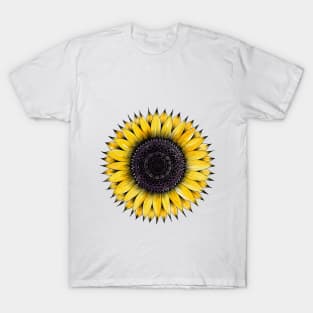 Sunflower Mandala | Watercolor and Ink T-Shirt